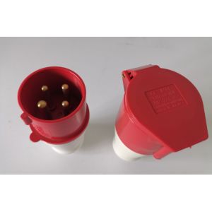 Buy cheap IEC309-2 IP44 32A Industrial Plug And Socket from wholesalers