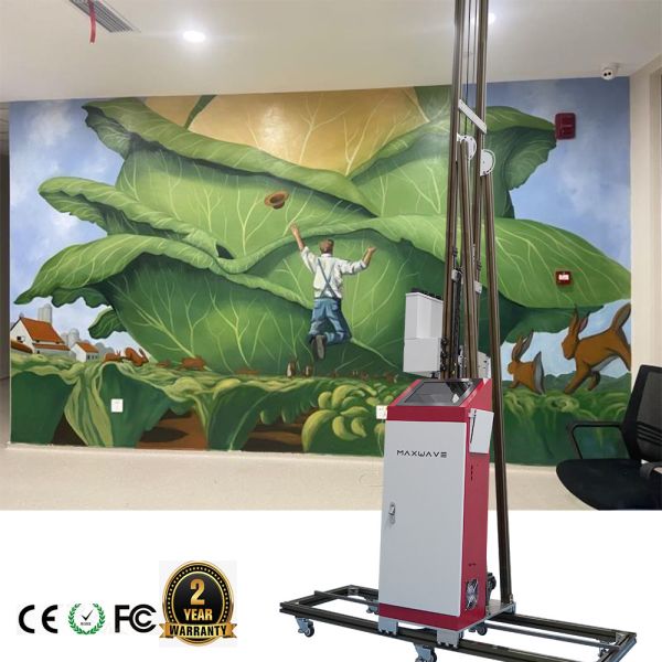 Quality Height 2.5m Vertical Mural Wall Printer For Advertising for sale