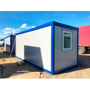 Thermal Insulation Flat Pack Container Fireproof 20ft Luxury Prefab Container