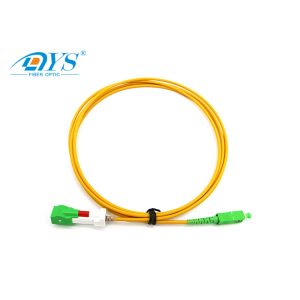 Buy cheap FTTH FTTB FTTX SC APC Optical Fiber Patch Cord Auto Shutter Connector from wholesalers