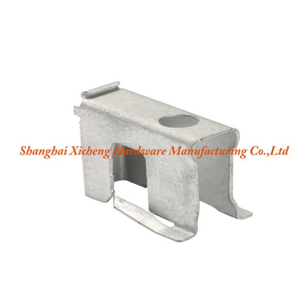 Plain Color Vertical Blind Clips Nickel Plating For Threaded M6 / M8 Bar