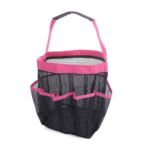Multifunctional Mesh Bag 8 Pockets Swimming Beach Bag Travel Toiletry Bag For