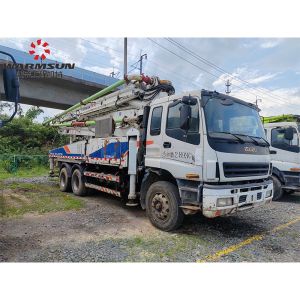 Buy cheap 2011 Zoomlion 37m Concrete Pump Truck with ISUZU Chassis and Powerful Diesel Engine from wholesalers