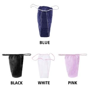 S&J Disposable Polypropylene PP Non Woven Thong T-back Panties Bikini,Opaque,SPA