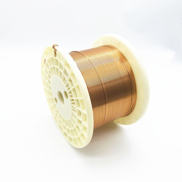 UEW Class Rectangular Copper Wire 180 1.8mm * 0.80 Mm Enamel Coated Copper Wire