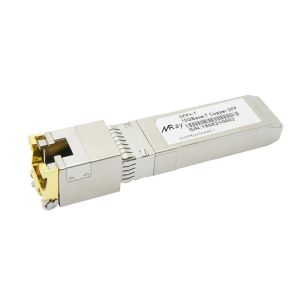 10GBASE-T Copper SFP Module 80m Transmission distance Hot pluggable