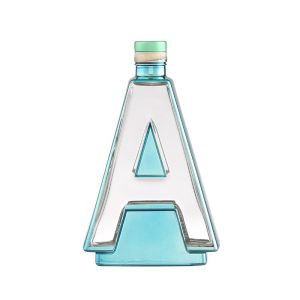 Buy cheap Super Flint Glass Triangle Shape Empty Bottles for Whisky Vodka Spirit Rum Gin Brandy from wholesalers