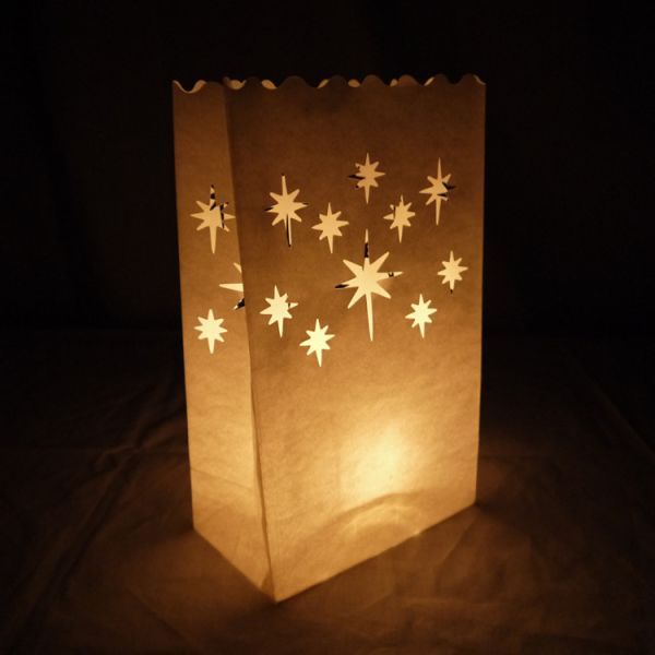 Buy cheap Starburst Paper Luminaries Bag (10 Pack) from wholesalers