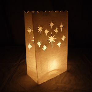Buy cheap Starburst Paper Luminaries Bag (10 Pack) from wholesalers