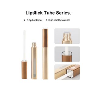 Buy cheap 1.6g Brown Lip Balm Tubes High Clarity Antique from wholesalers