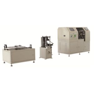 20-35pcs/min Fuel Oil Filter Making Machine Full Auto Spiral Center Tube Spin