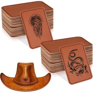 Buy cheap Leatherette Hat Patches With Adhesive, Blank Rectangle Faux Leather Patches For Custom Hats Clothes Bags DIY Crafts Fabric Repair Sew Laser Supplies from wholesalers