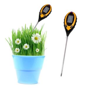 Buy cheap Moisture Gardening Water Soil Testing Machine 4 in 1 PH Meter with LCD Sensor Prob from wholesalers