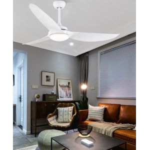 Buy cheap ABS Remote Modern Led Ceiling Fan 58 Inches Three Blades from wholesalers