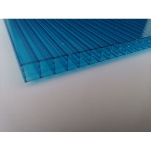 Buy cheap Lightweight Durable 6mm To 20mm Four Wall Polycarbonate Hollow Sheet For Easy Handling from wholesalers