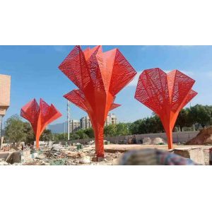 Buy cheap Red Baking Varnish 4.5M Height Garden Ornaments Statues from wholesalers