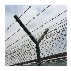 Galvanized Barbed Wire for Chain Link Fence/Airport Fence 7.5cm-15cm Barb