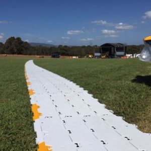 Buy cheap Gray Blue Color Event Flooring Outdoor , Portable Flooring For Grass ODM from wholesalers