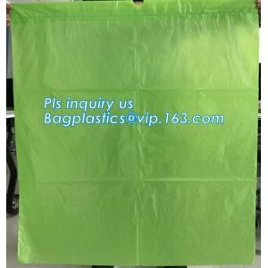 Buy cheap Extra large capacity biohazard drawtape trash bag interleaf coreless roll plastic garbage bag for hospital use, DRAWSTAP from wholesalers