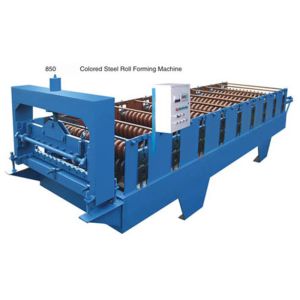 Buy cheap Intelligent Blue Color Wall Panel Roll Forming Machine With PLC Control System from wholesalers