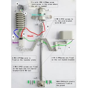 Wind Direction And Speed Outdoor Solar Wifi Weather Station
