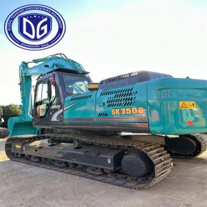 Buy cheap SK350 Used 35Ton Kobelco Large Crawler Excavator Construction Equipment from wholesalers