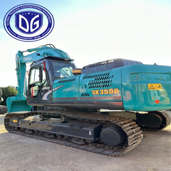 Buy cheap SK350 Used 35Ton Kobelco Large Crawler Excavator Construction Equipment from wholesalers