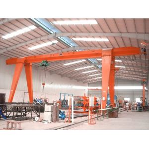 Customizable Single Girder Gantry Crane 5 - 20 Tons Capacity For Handling Stone