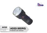 Buy cheap White Protected Led Indicator Lamp  Push Button Switch Series Power Led Indicator from wholesalers