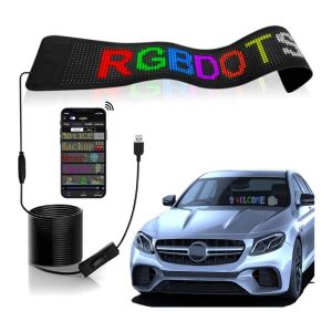 Buy cheap Programmable RGB Car Sign Soft Panel LED Display for Advertise Scrolling Message from wholesalers