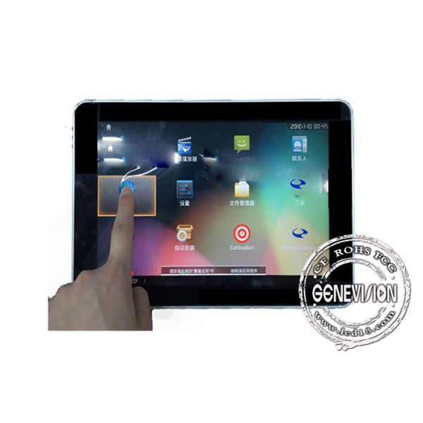 16.7M 10.1 Inch Portable Digital Advertising Media Player For Taxi