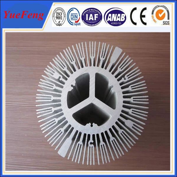 Quality extruded aluminium alloy profile aluminum radiator, trapezoid radiator aluminium profiles for sale