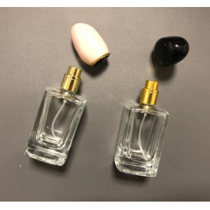 Buy cheap Cosmetic 50ml Perfume Spray Bottle Delicate Crown Cap Recyclable Filling from wholesalers