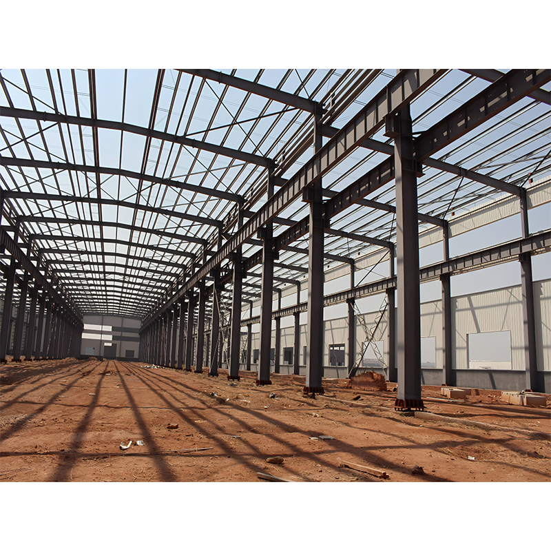 Large Span Steel Structure Workshop Lightweight Prefabricated Industrial