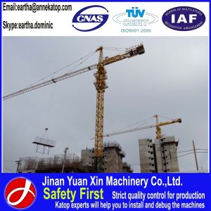 High building tower crane QTZ6010 with 8t lift capacity