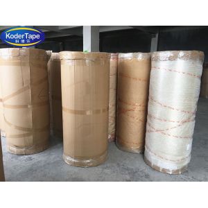 Buy cheap Heavy Duty Packing Tape 48MM X 4000M Printable Jumbo Roll In Yellowish Color from wholesalers