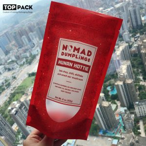 China Plastic Frozen Shrimp Fish Dumpling Food Packaging Pouches 9oz on sale