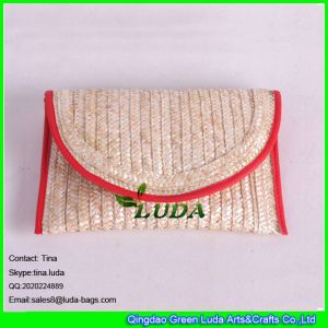 Buy cheap LUDA natural wheat straw clutch bag from wholesalers