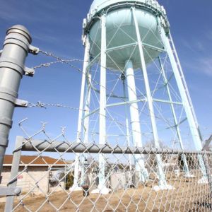 Buy cheap Anti Corrosion 8ft Height Tower Fencing With Cyclone Wire from wholesalers