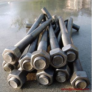 Buy cheap ASTM F1554 Grade 105 Studs Hot Dip Galvanized Structural Bolt from wholesalers