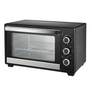 China Black 1280W 16liter Home Electric Oven With Chromed Wire Rack on sale