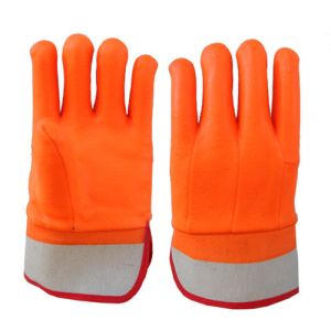 Buy cheap Orange Hand Protection Cold Storage Work Gloves Excellent Abrasion And Grip from wholesalers