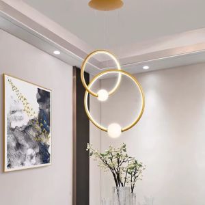 Buy cheap Indoor Modern Circular Ring Chandelier 44w 23w 19w from wholesalers