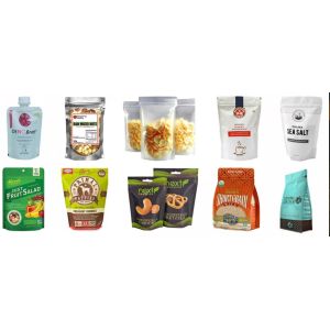 Doypack Zipper Bag Pouch Packaging Machine Filling Chips Meat