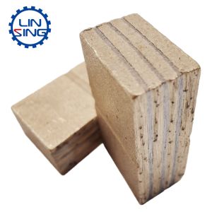 Buy cheap 1000-1200-1600mm Blade LINSING Diamond Marble Segment with Silver Welding Technology from wholesalers