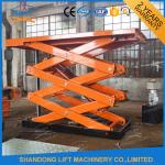 Buy cheap 4T 7m Stationary Scissor Lift Table Vertical Cargo Lifting Elevator from wholesalers