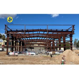Buy cheap Grade Q345 Q235 Light Steel Main Frame Design Metal Prefabricated Warehouse Building from wholesalers