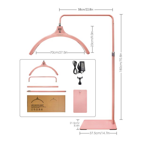 Buy cheap High CRI Led Half Moon Light Lashes White Warm ≥95RA 50000 Hours Lifespan from wholesalers