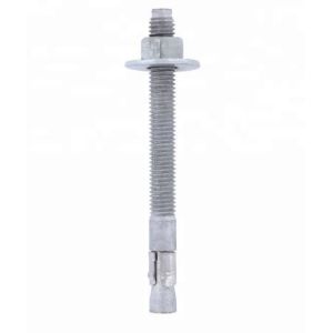 Buy cheap Steel Metric Screw Type Hex Head Bolt Wedge Anchor Bolts Zinc Plate Surface from wholesalers