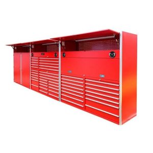 Buy cheap Garage Metal Workbench Worktable Steel Tool Box with Roller Drawer and Wheels OEM Support from wholesalers